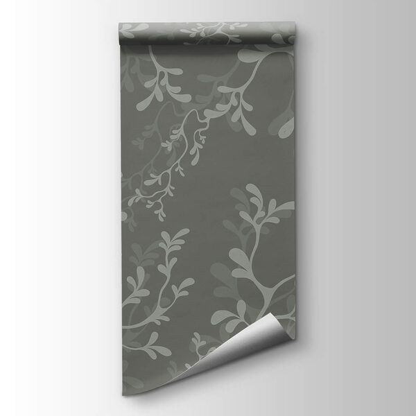 Grey background with branches Grey background with branches
