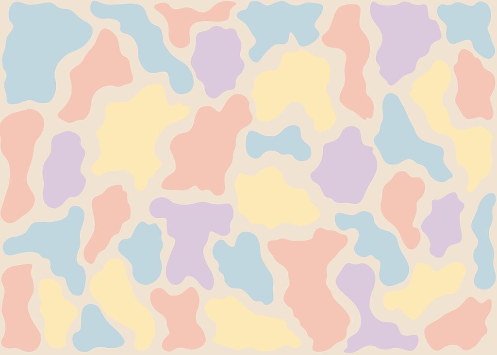 Colorful pattern of spots Colorful pattern of spots