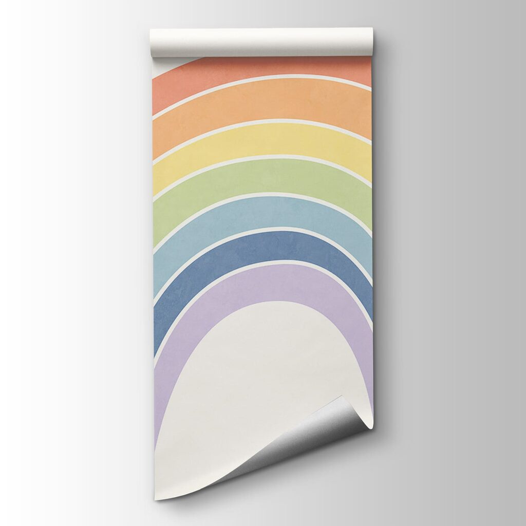 Rainbow on a white background Rainbow on a white background