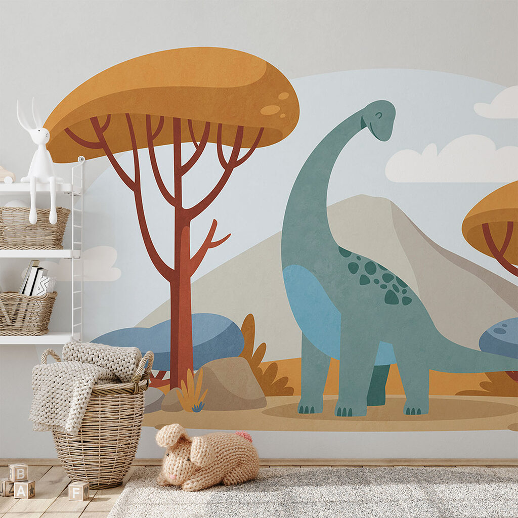 Dinosaurusról készült karikatúra