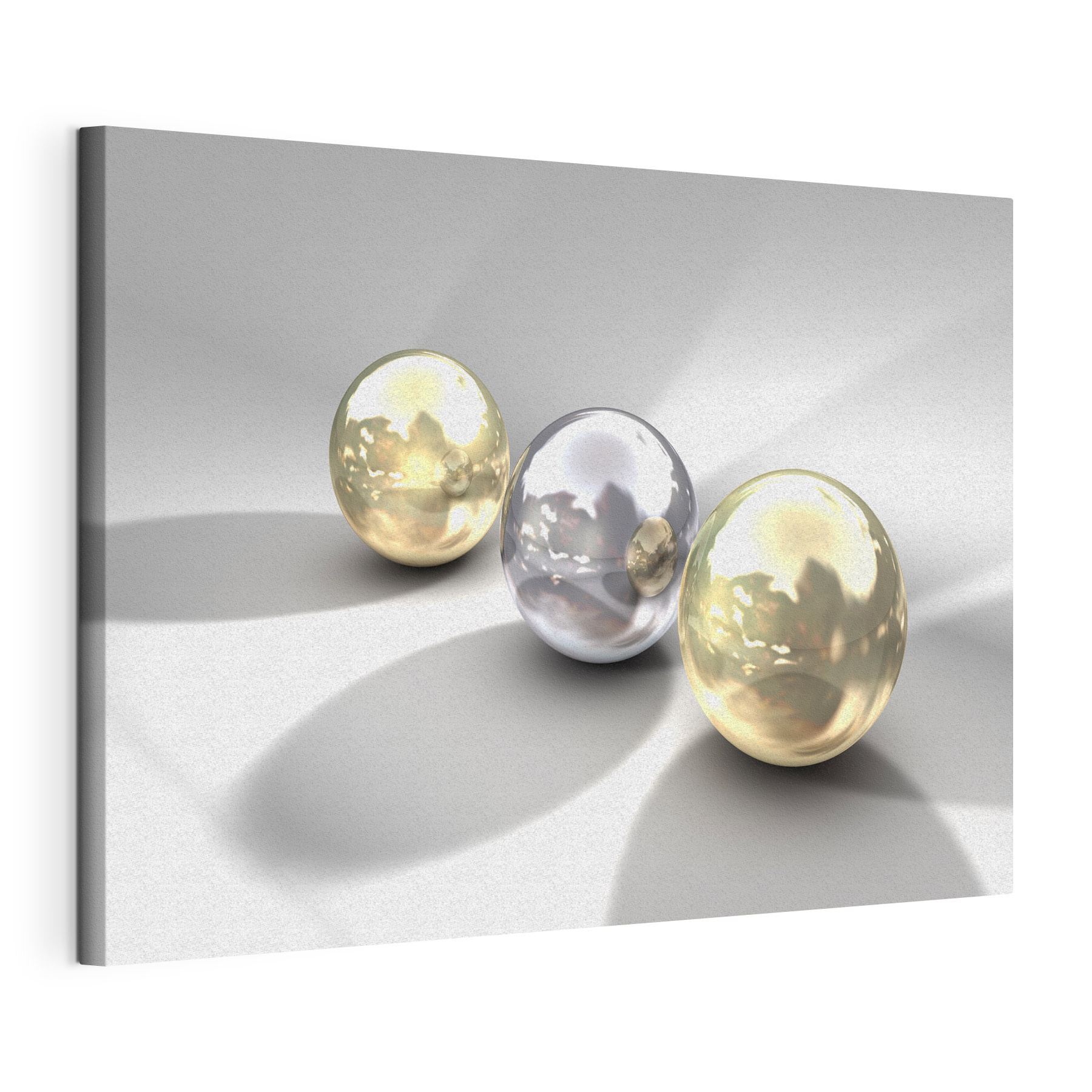 A group of shiny balls