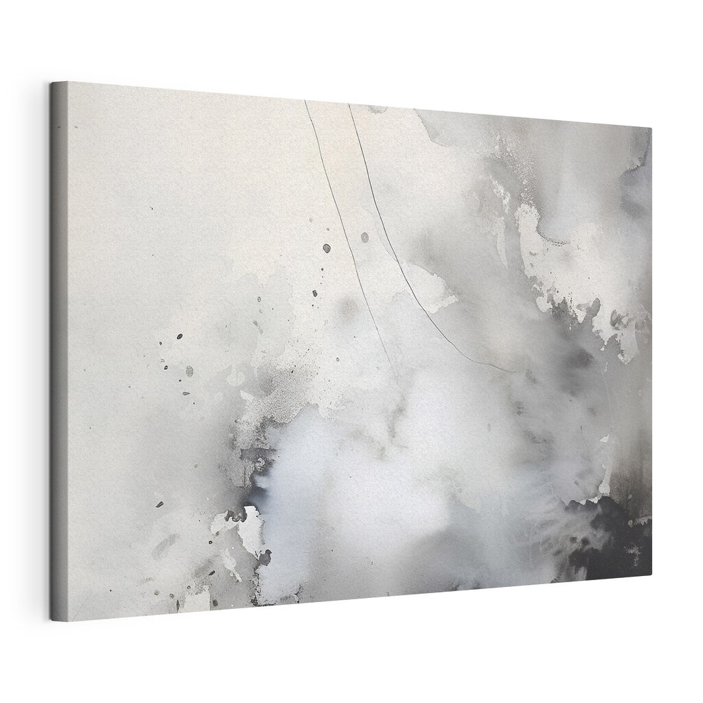 White and gray background