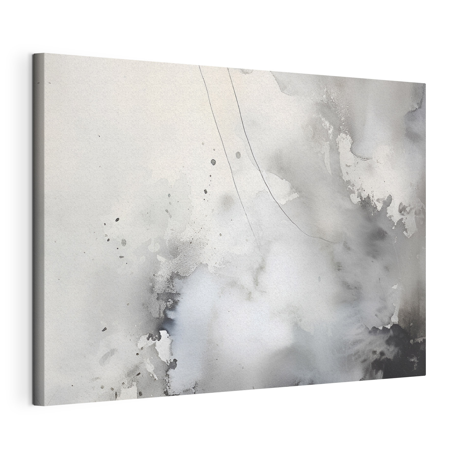 White and gray background