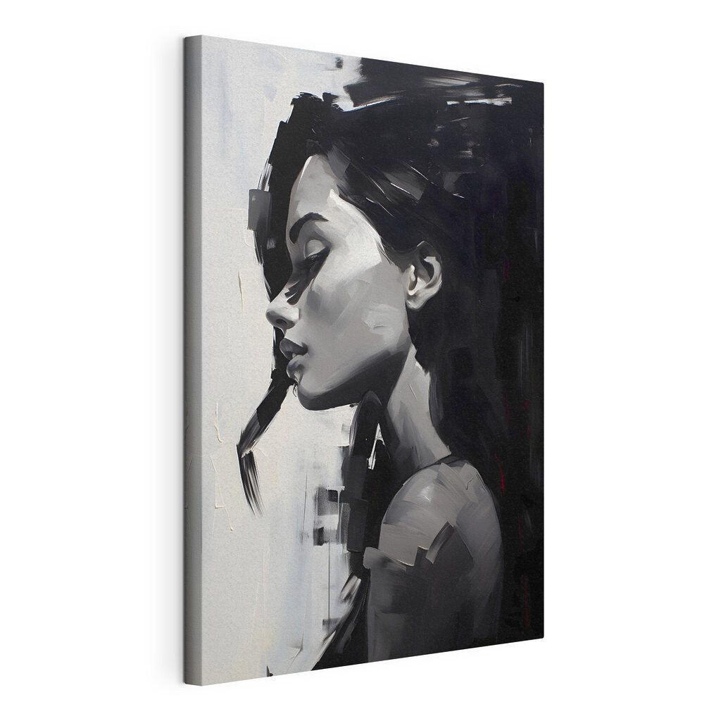A painting of a woman