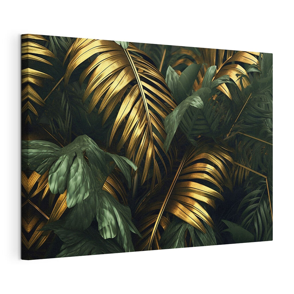 Lush leaves in shimmering hues Lush leaves in shimmering hues