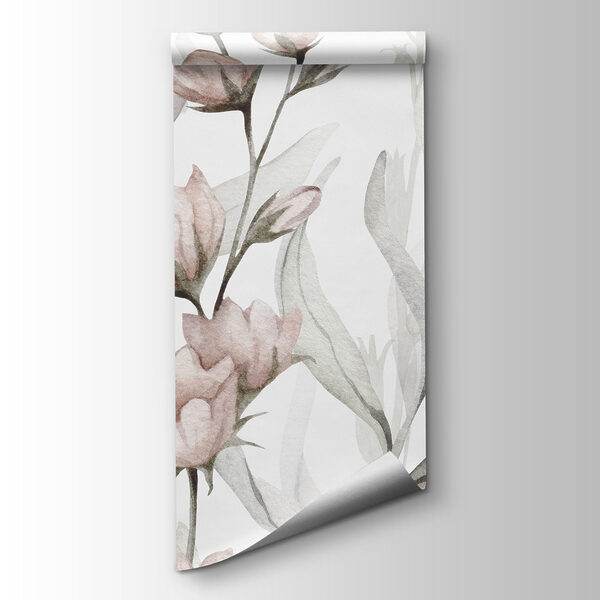 Painting of flowers and leaves Painting of flowers and leaves