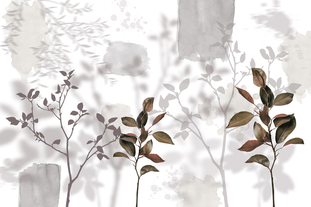 Group of leaves and branches Group of leaves and branches