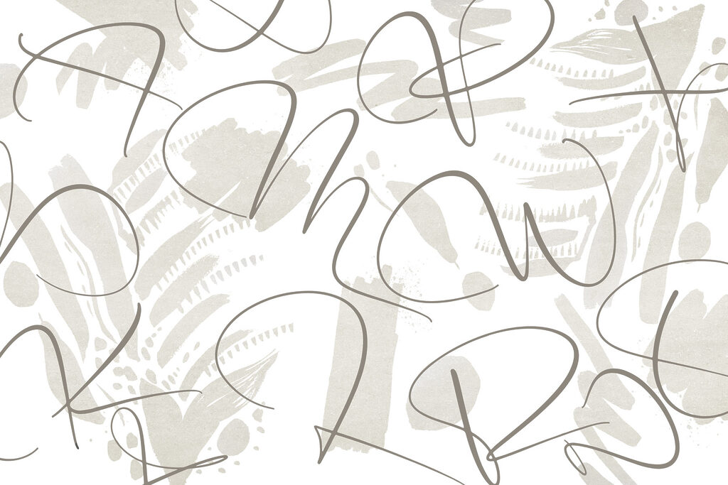Artistic patterns in soft colors