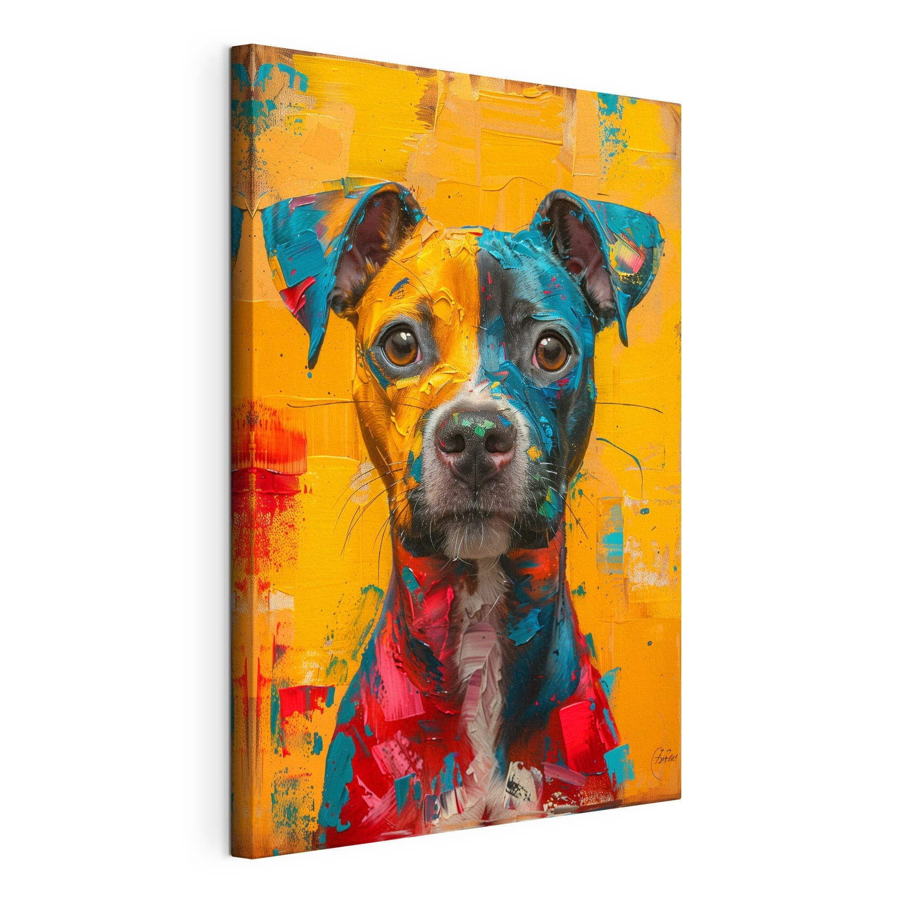 Painting of a dog Painting of a dog