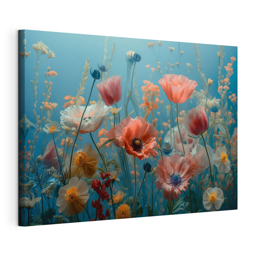Group of flowers in a field Group of flowers in a field
