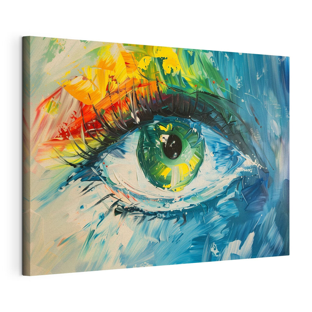 Painting of an eye Painting of an eye