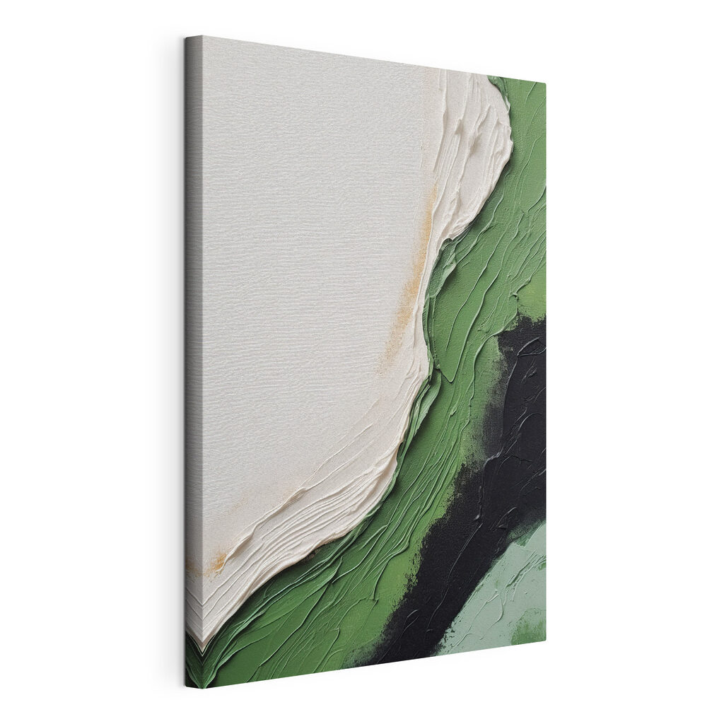Close up of a painting