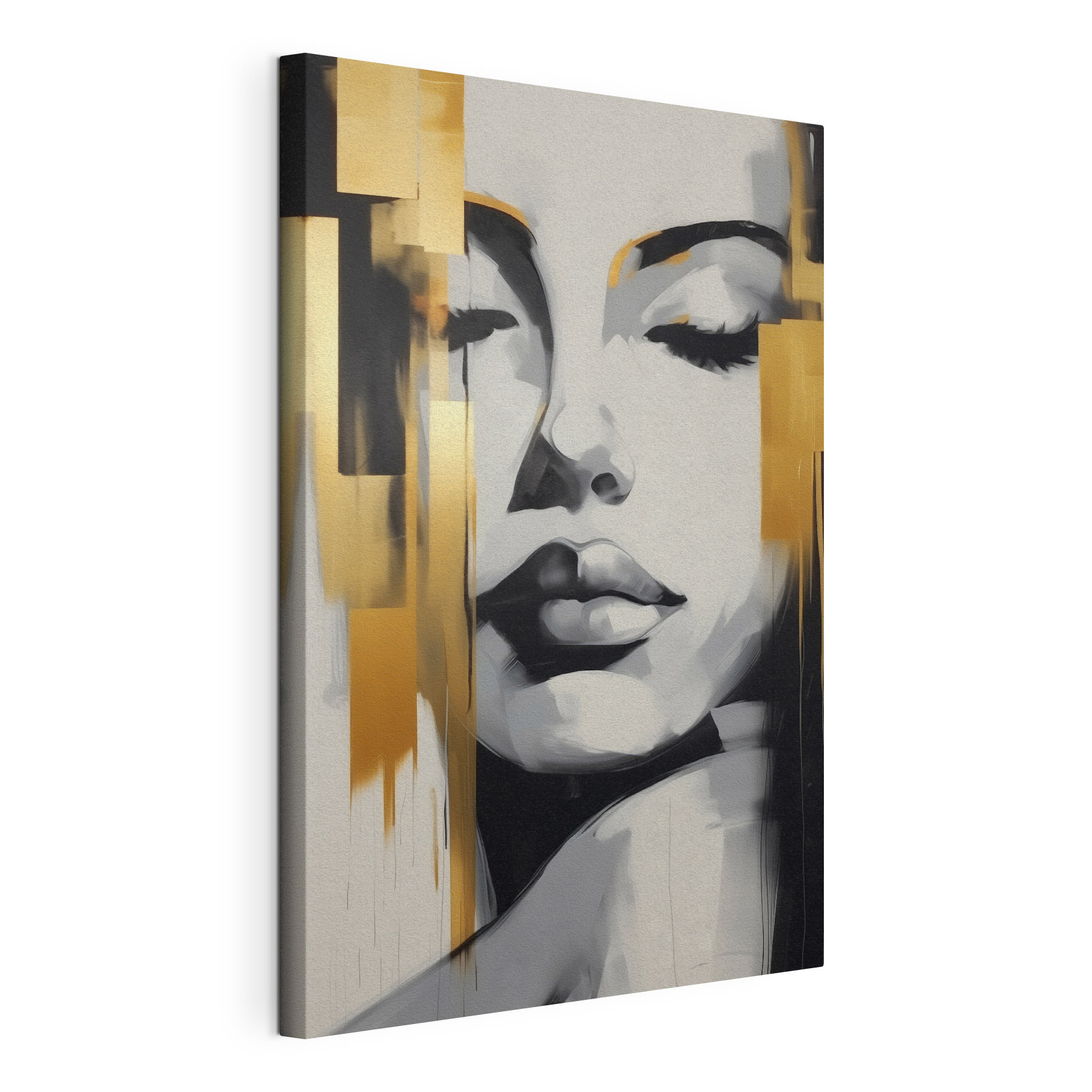 Painting of a woman's face