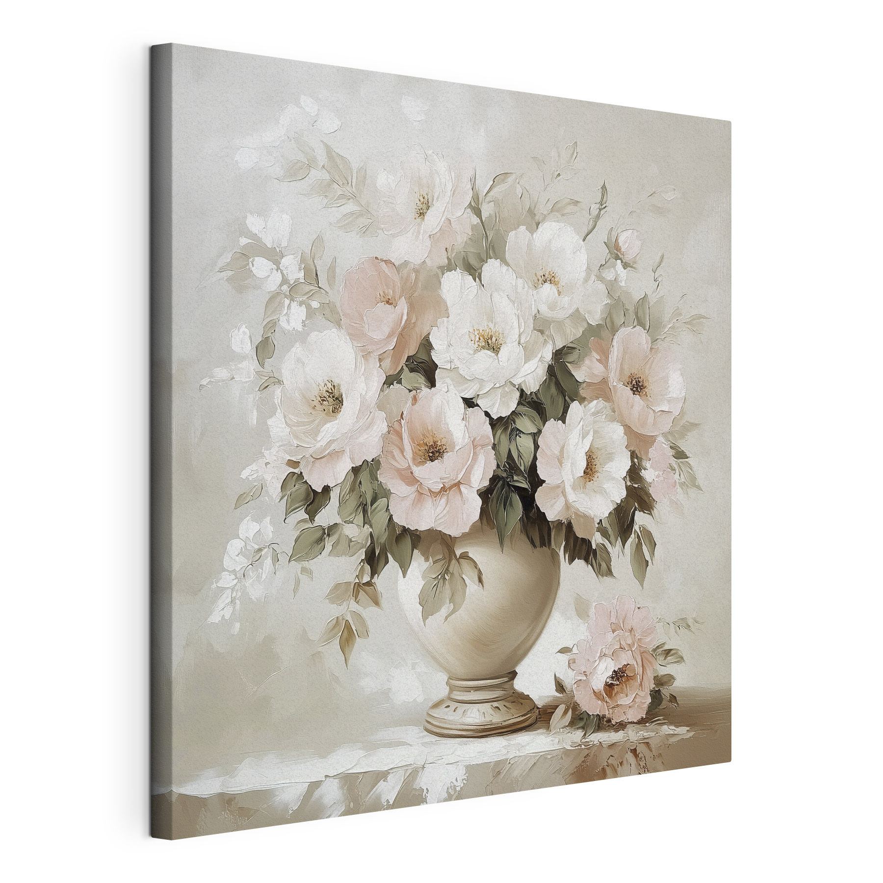 Painting of flowers in a vase