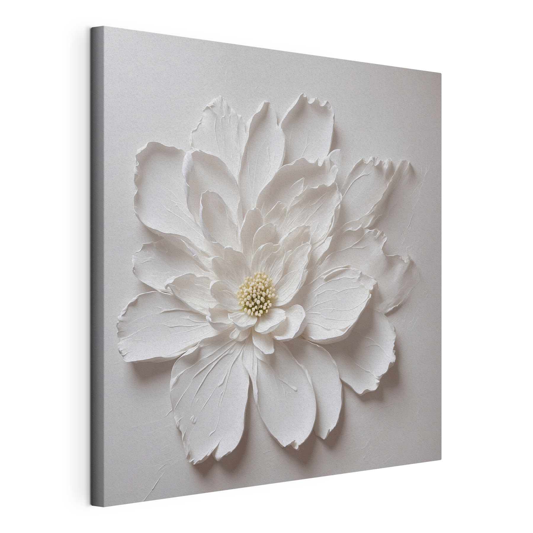White flower made out of paper