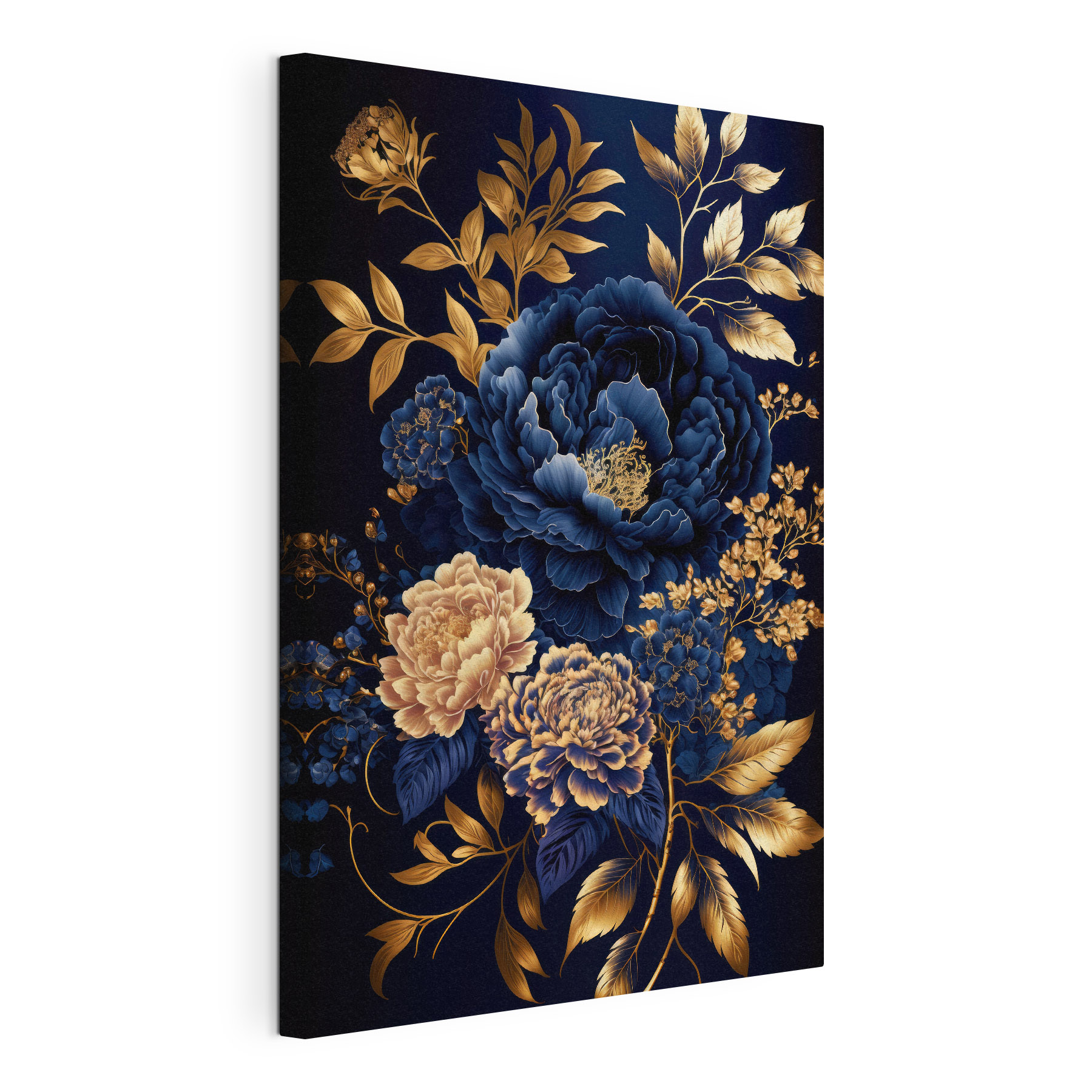 Elegant floral design on dark background Elegant floral design on dark background