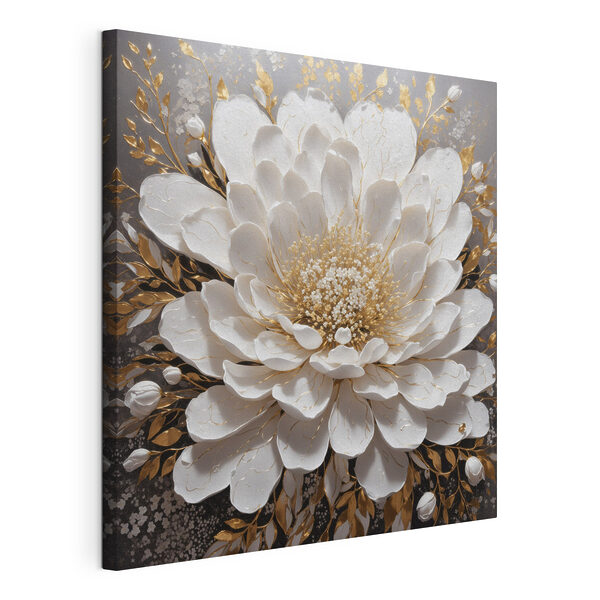 Elegant white bloom with delicate details Elegant white bloom with delicate details