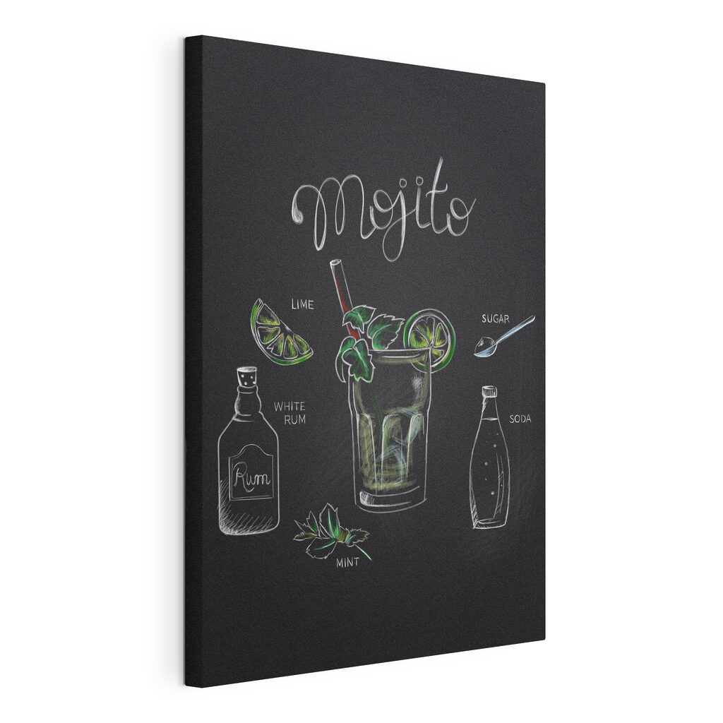 Chalk drawing of a drink Chalk drawing of a drink