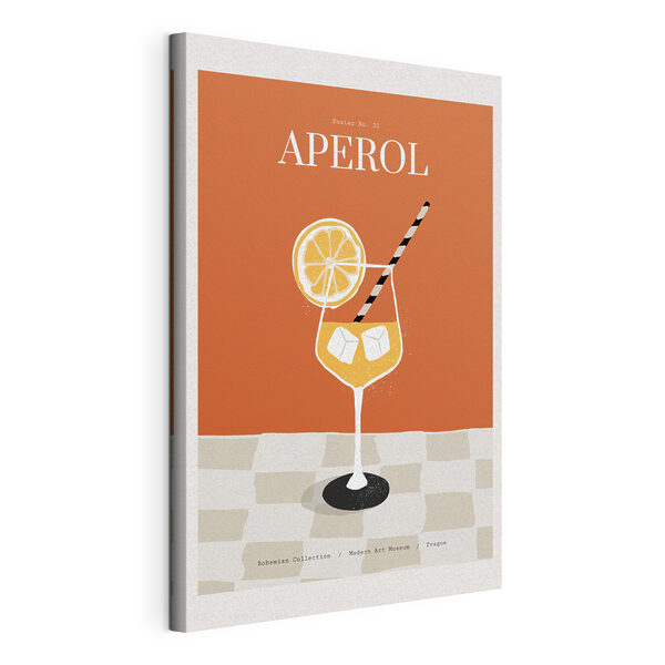 A poster of a drink A poster of a drink