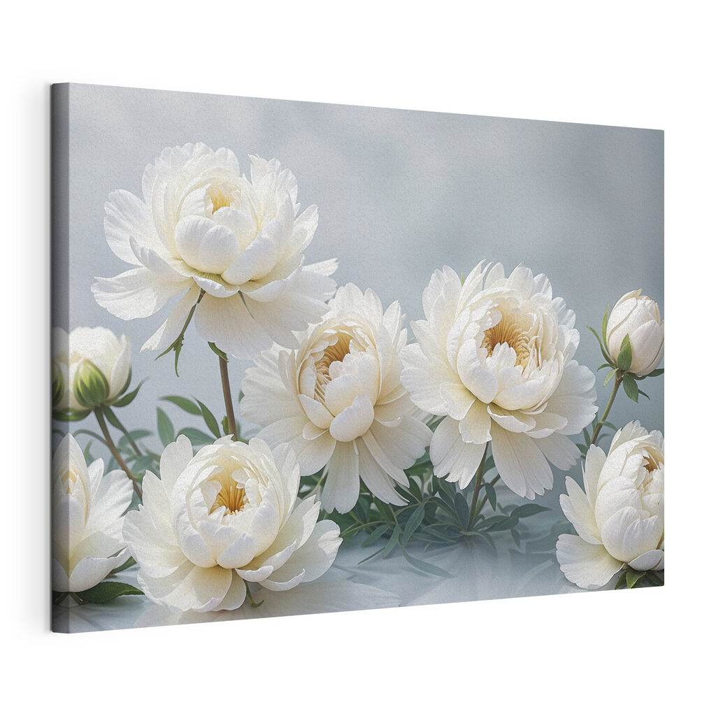 A group of white flowers A group of white flowers