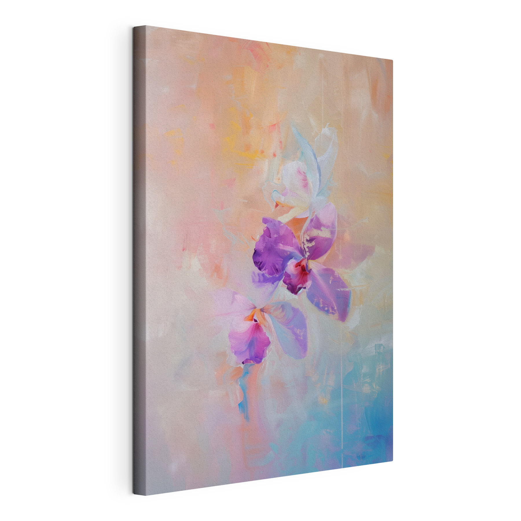 Painting of purple flowers