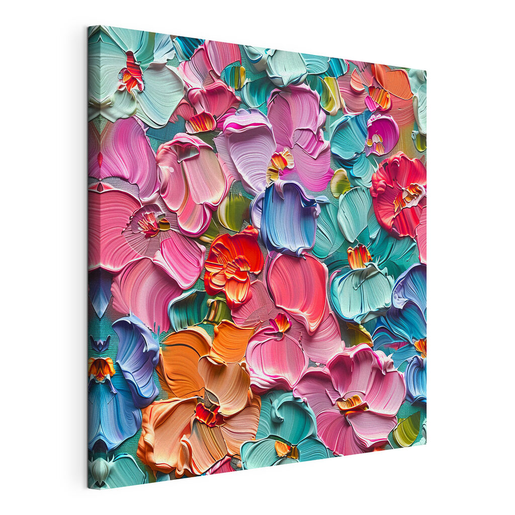 Vibrant blooms in a colorful array