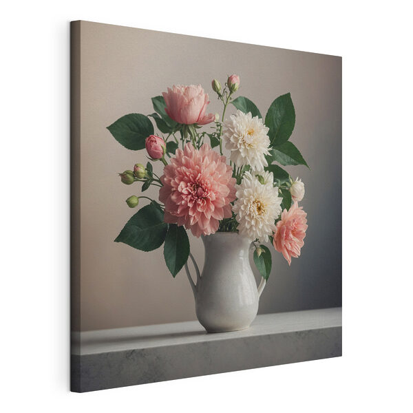 Vase of flowers on a table Vase of flowers on a table