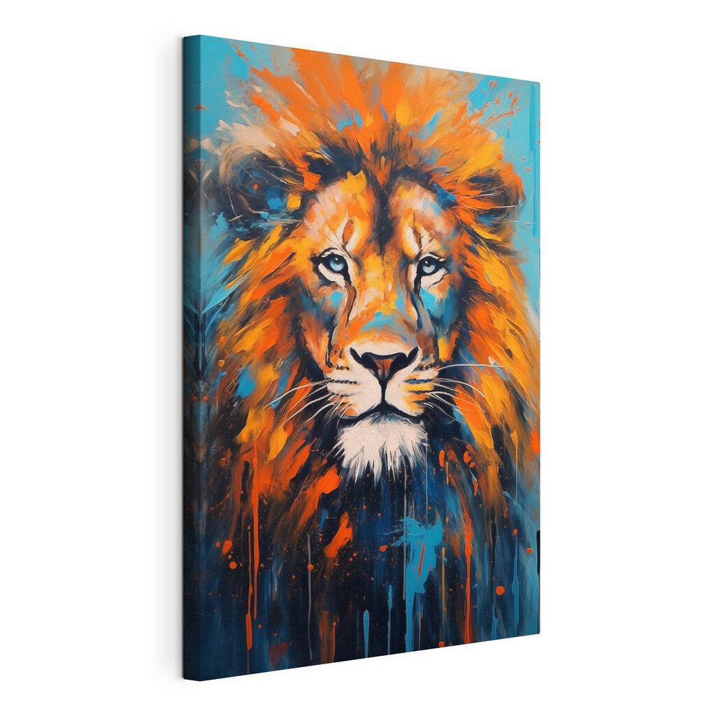 Painting of a lion