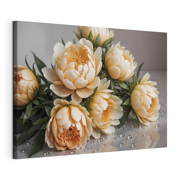 Group of flowers on a table