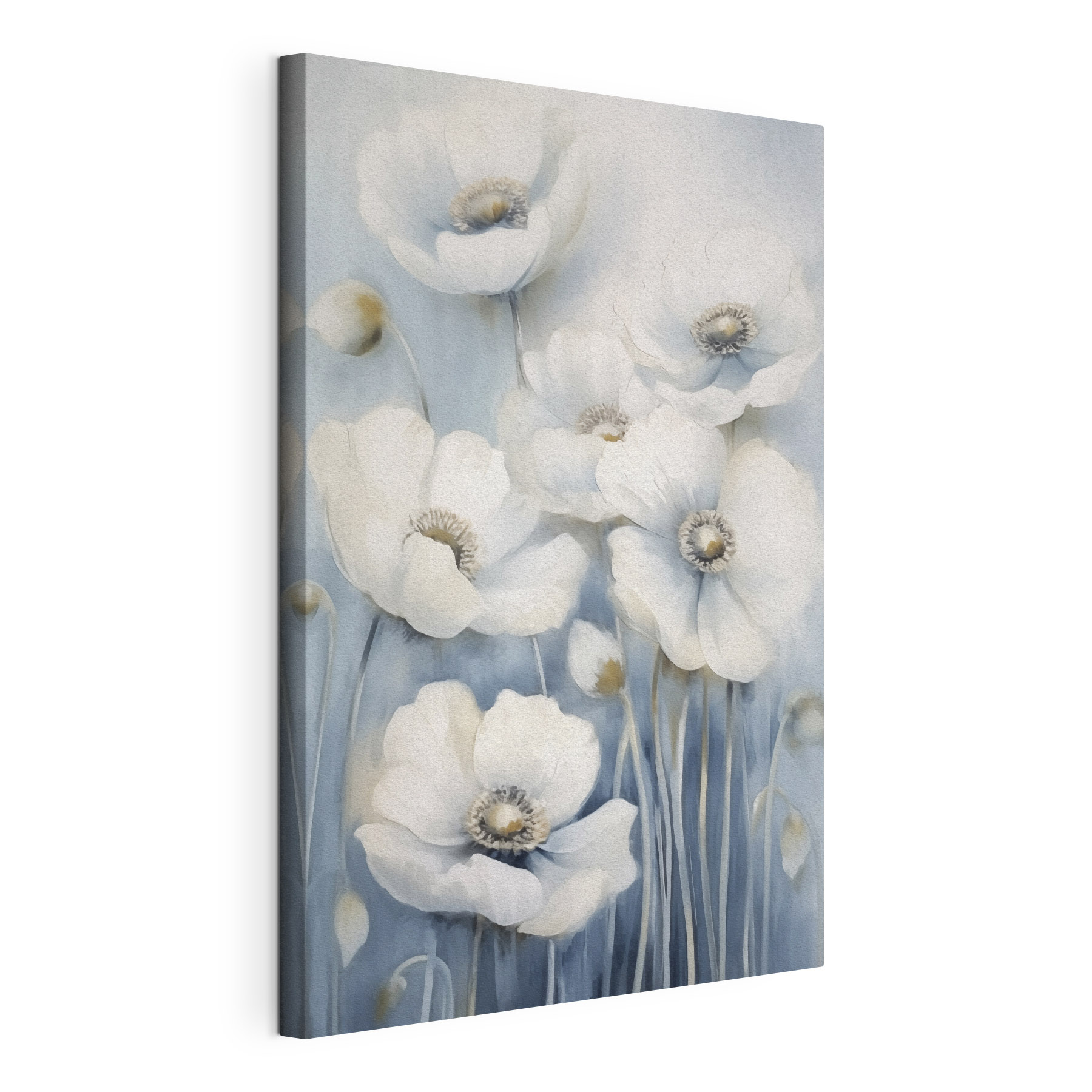Painting of white flowers
