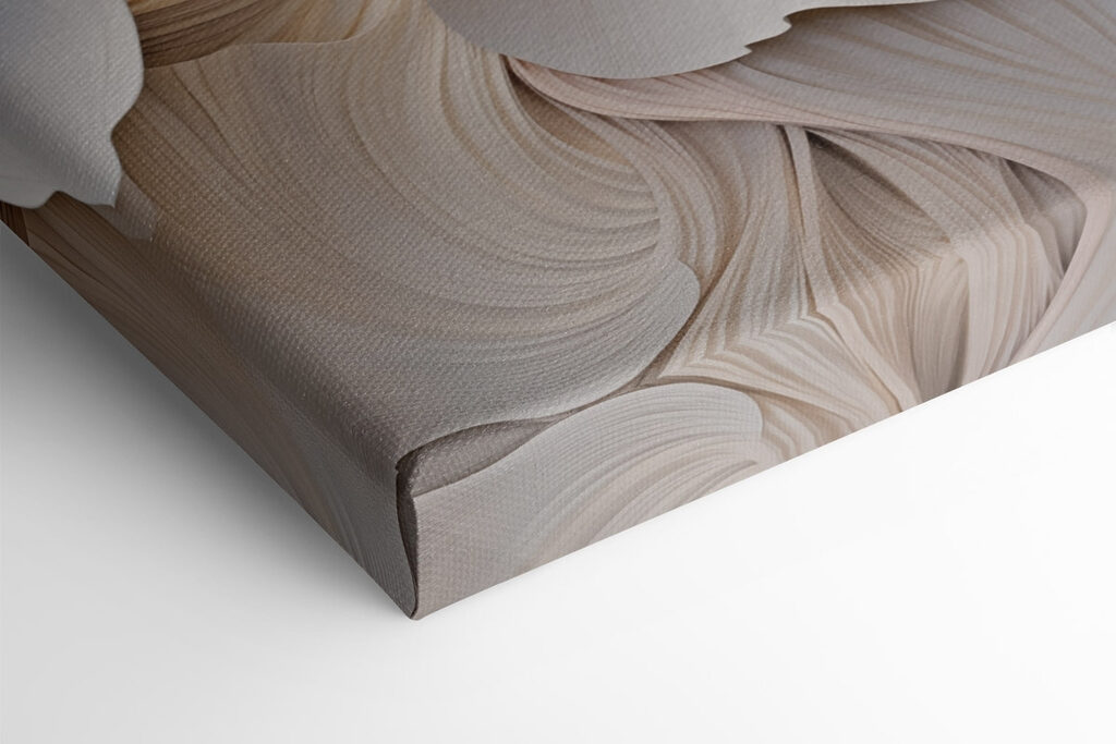 Flowing waves of soft elegance