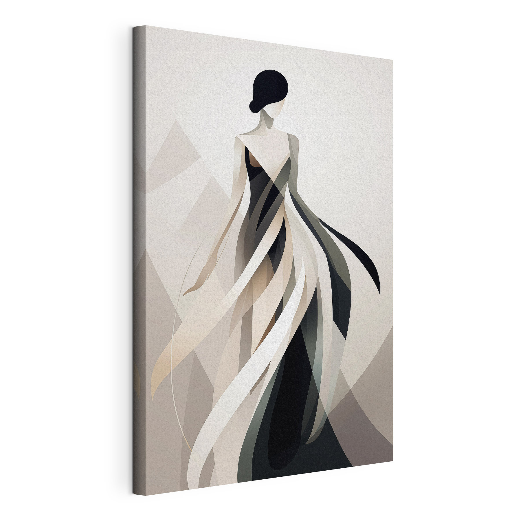 Woman in a dress