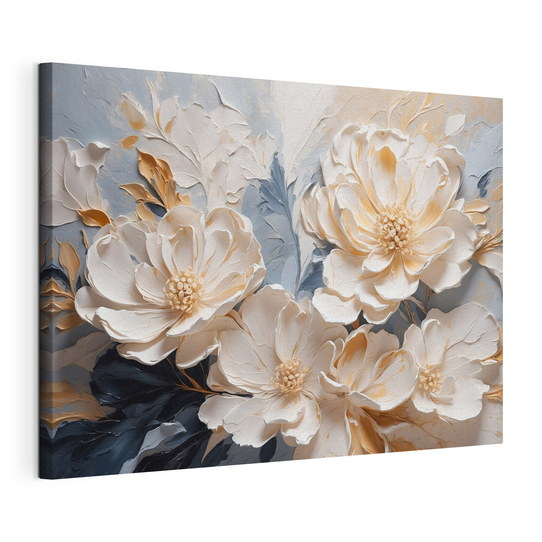 Delicate flowers in soft hues