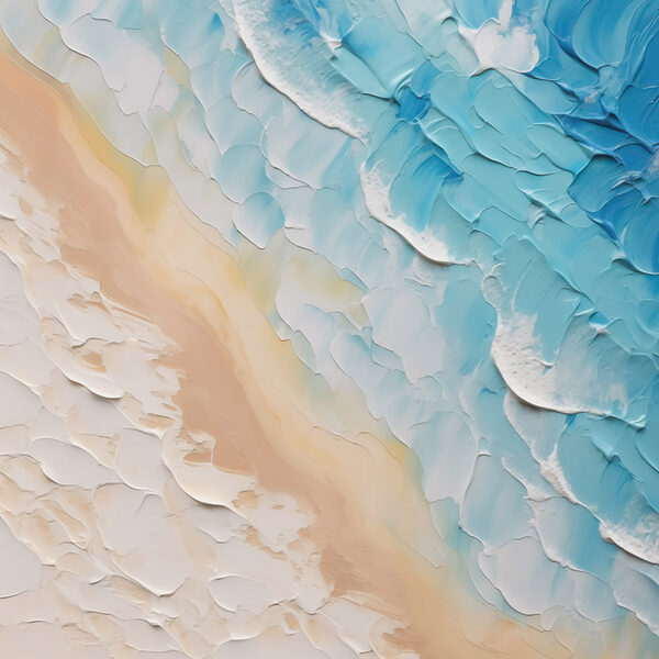 Painting of a beach