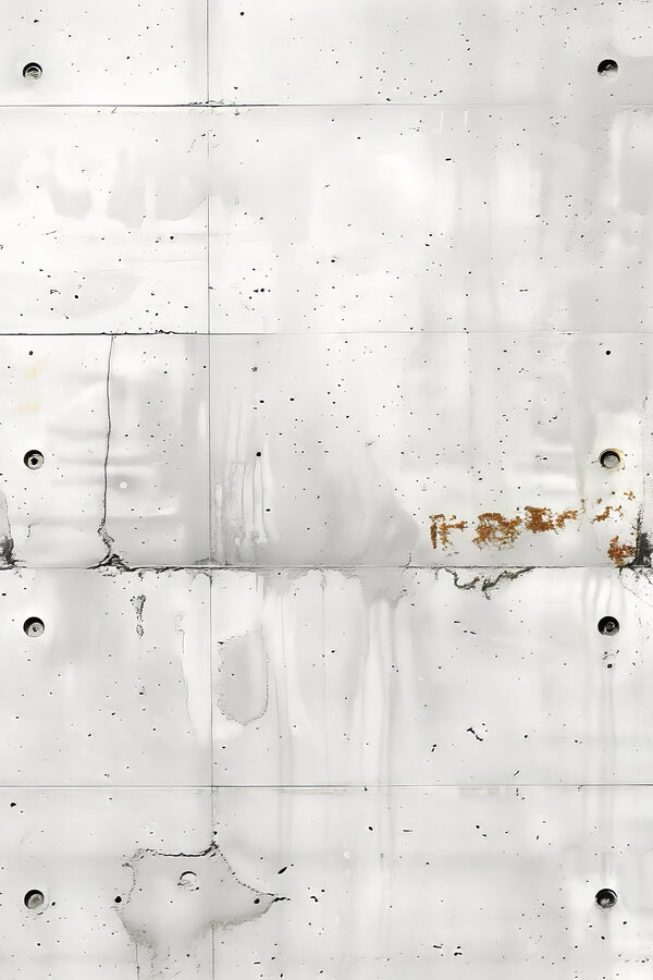 White wall with holes in it White wall with holes in it