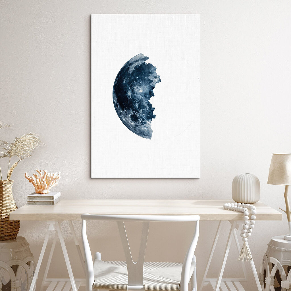 Half of the moon