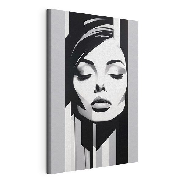 - Abstract beauty in monochrome tones