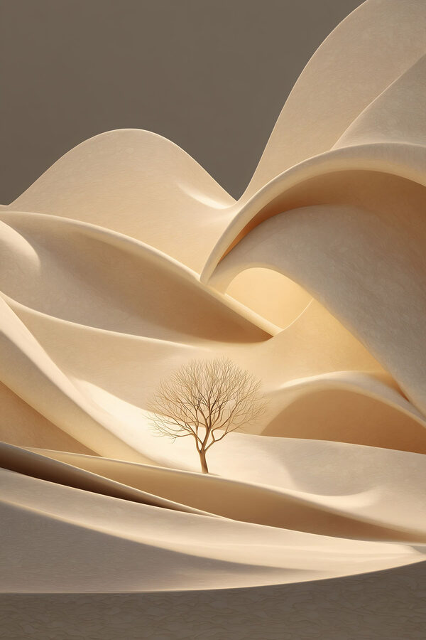 Tree in a desert Tree in a desert