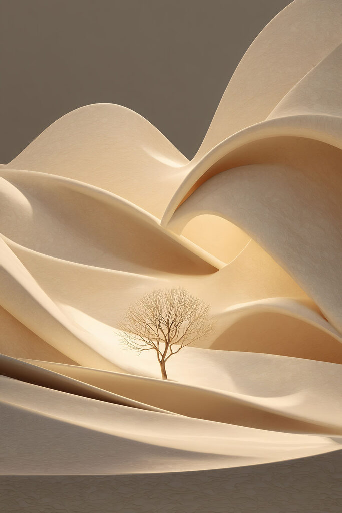 Tree in a desert Tree in a desert