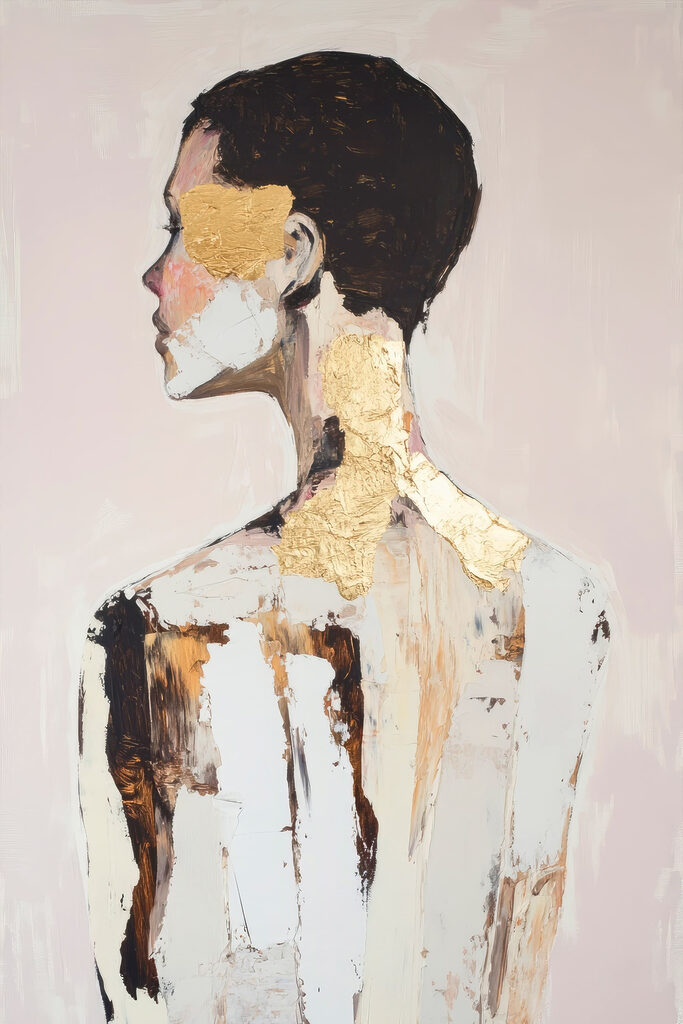 Ethereal beauty captured in paint