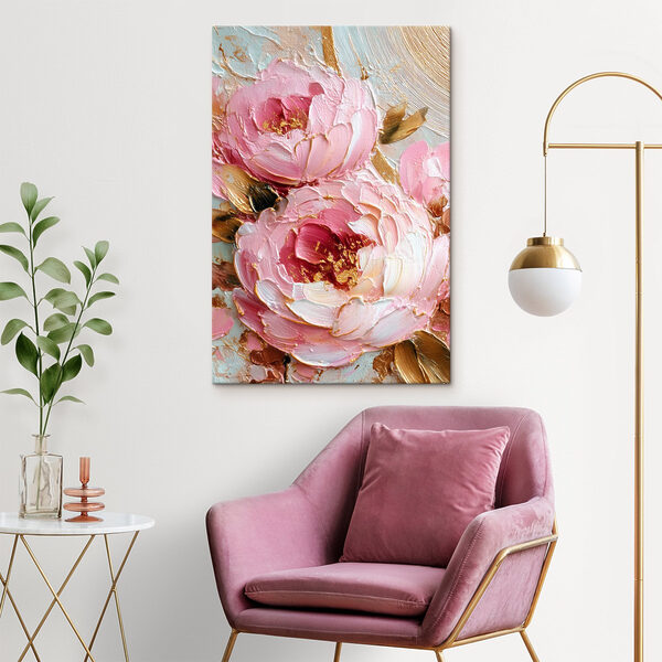 Blossoms in soft pink hues