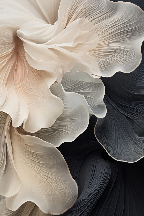 Delicate petals in soft hues