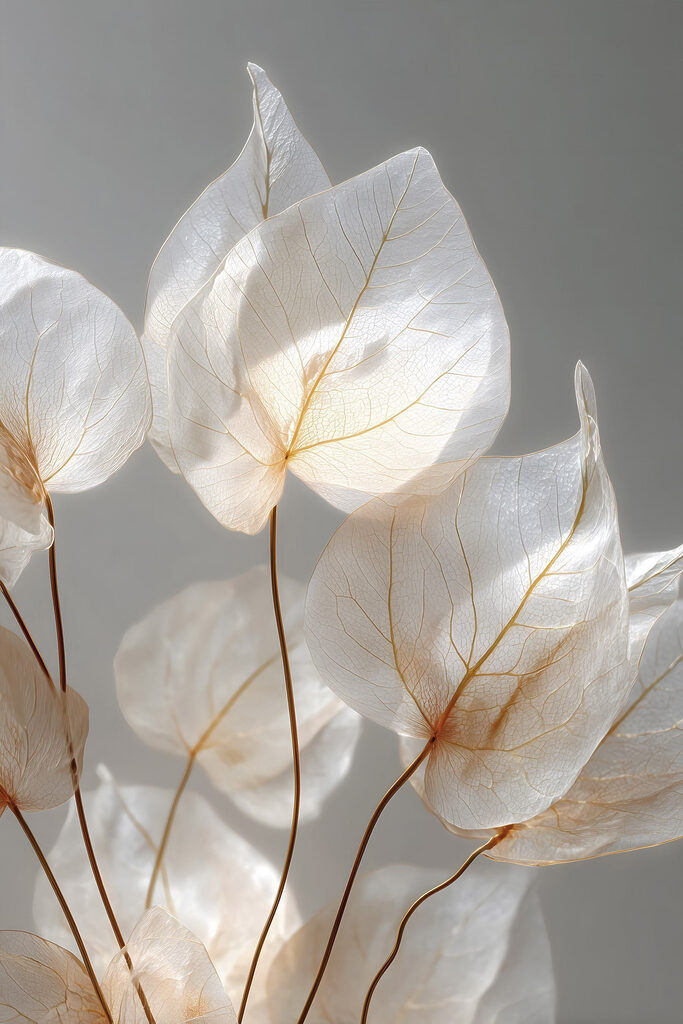 Delicate leaves in soft light Delicate leaves in soft light