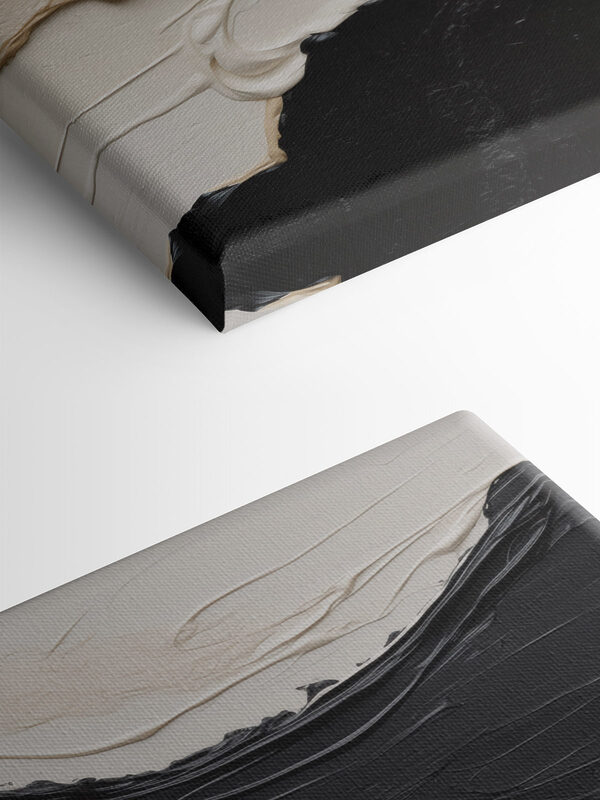 Black and white paint