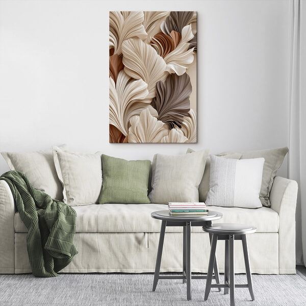 Intricate layers of flowing design