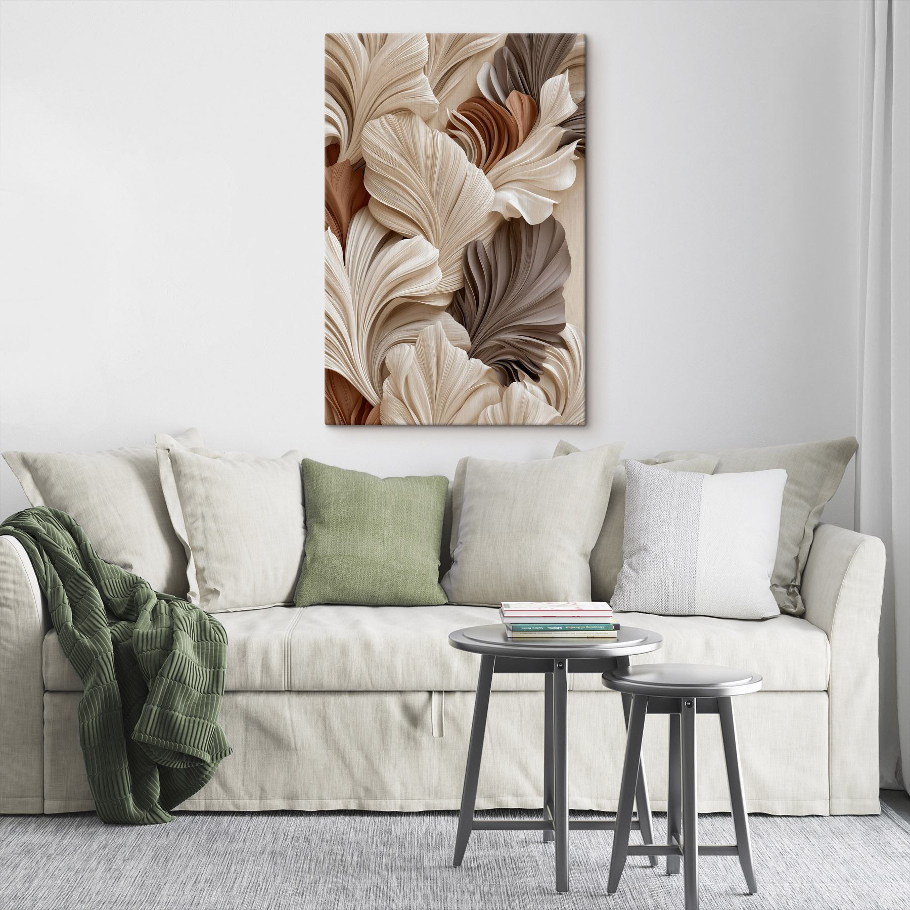 Intricate layers of flowing design