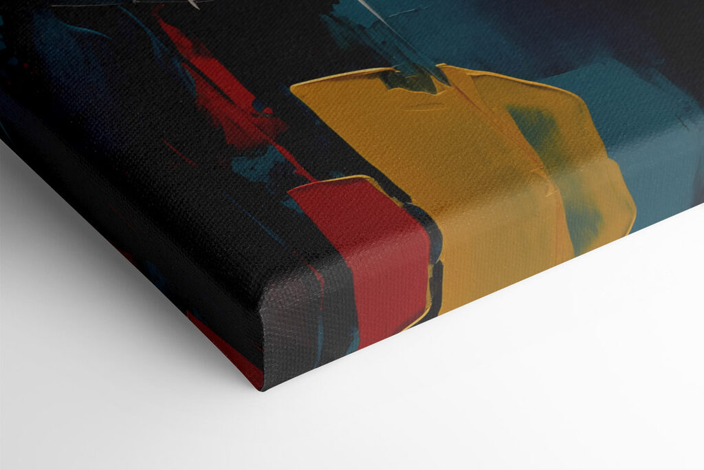 Painting of a woman's face