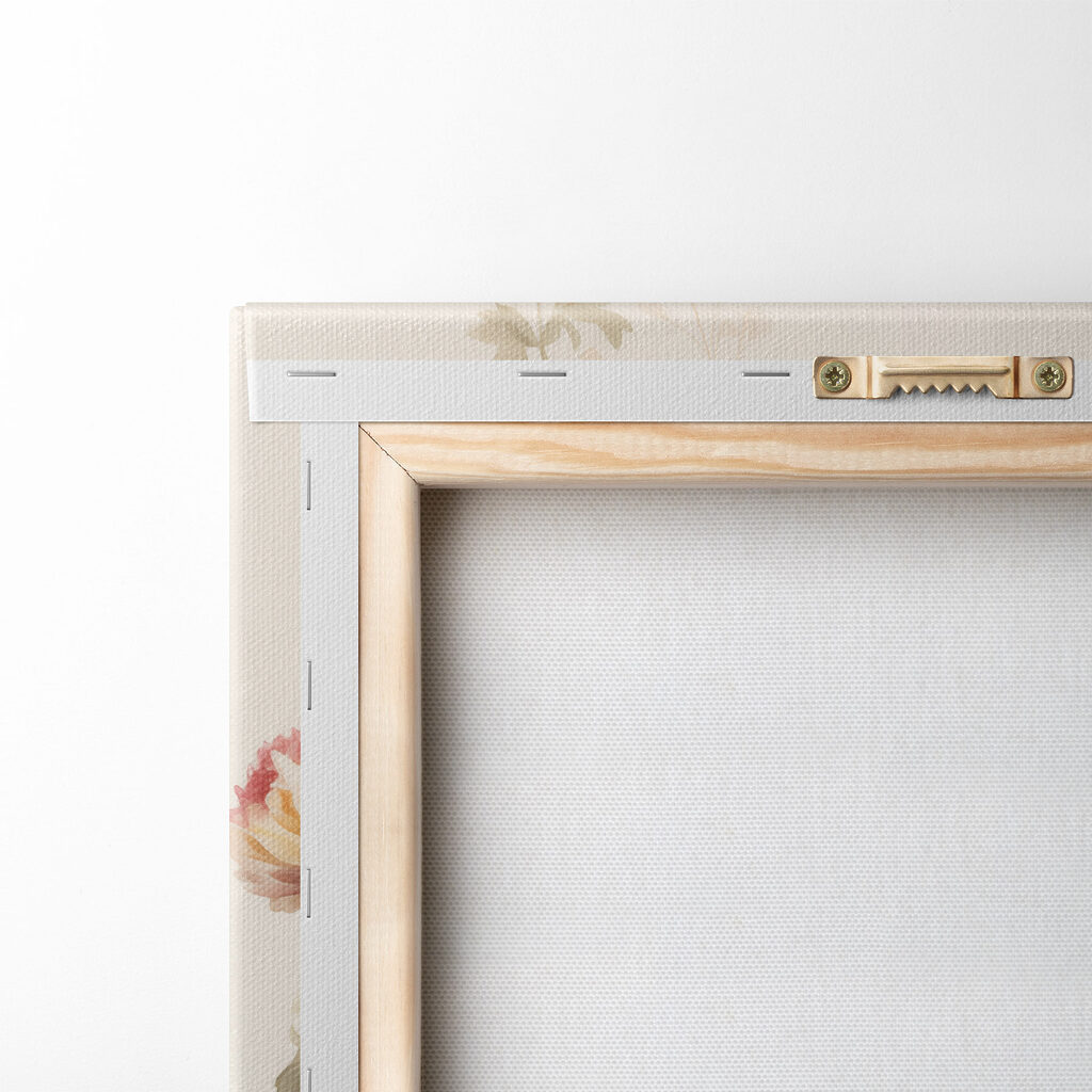 Painting of flowers on a white background Painting of flowers on a white background