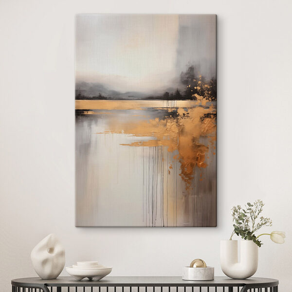 Serene landscape with artistic flair Serene landscape with artistic flair