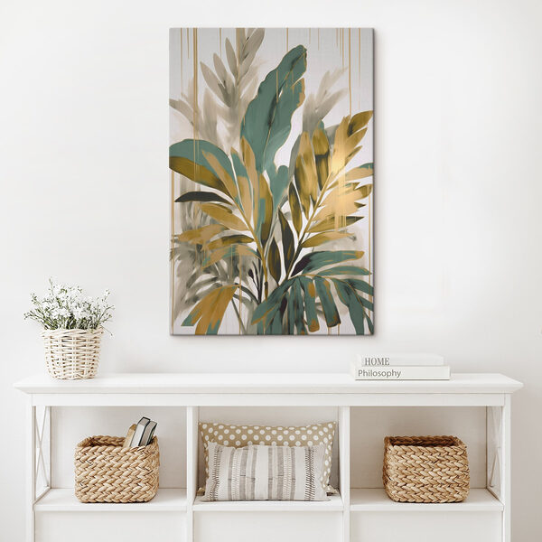 Painting of leaves and branches